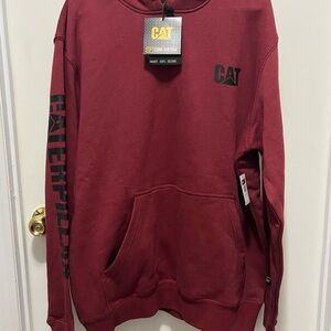 Caterpillar Men's Maroon Sweater